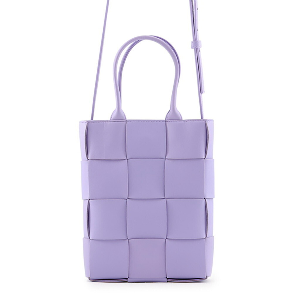 Bottega Veneta Mini Cassette Tote Lambskin Handbag 709341 BOTTEGA VENETA 2-wa...